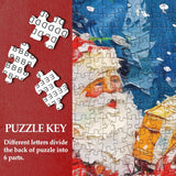 Pieni colorato di puzzle natalizie 1000 pezzi