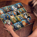 Cat de vidrio Gat rompecabezas Puzzle 1000 piezas