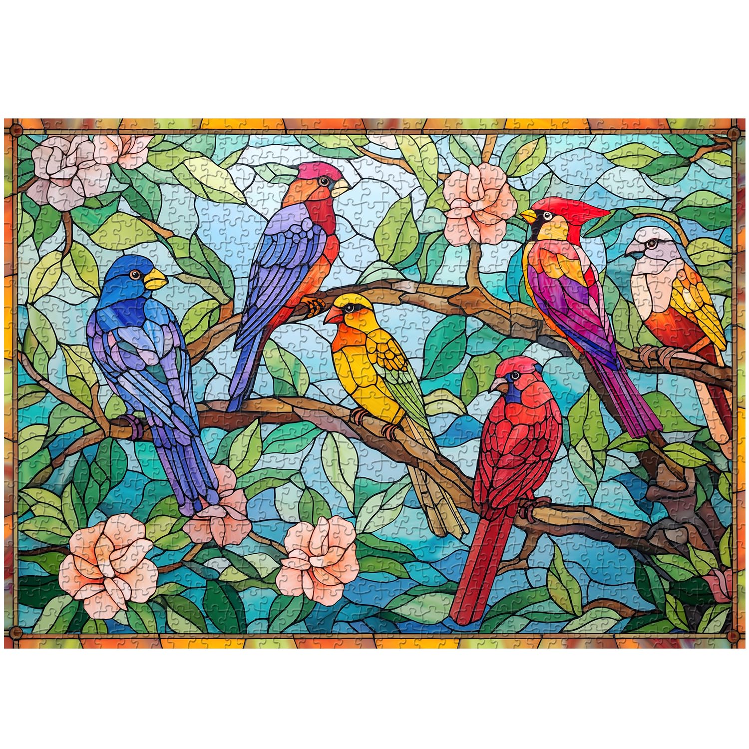 Puzzle uccello albero puzzle 1000 pezzi