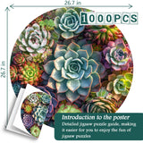 Puzzle puzzle succulente vintage 1000 pezzi