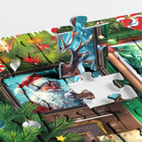 Calendario dell'avvento ornamentale di Natale puzzle 1000 pezzi