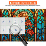 Flor de vidrio de vidrio Rompecabezas 1000 piezas