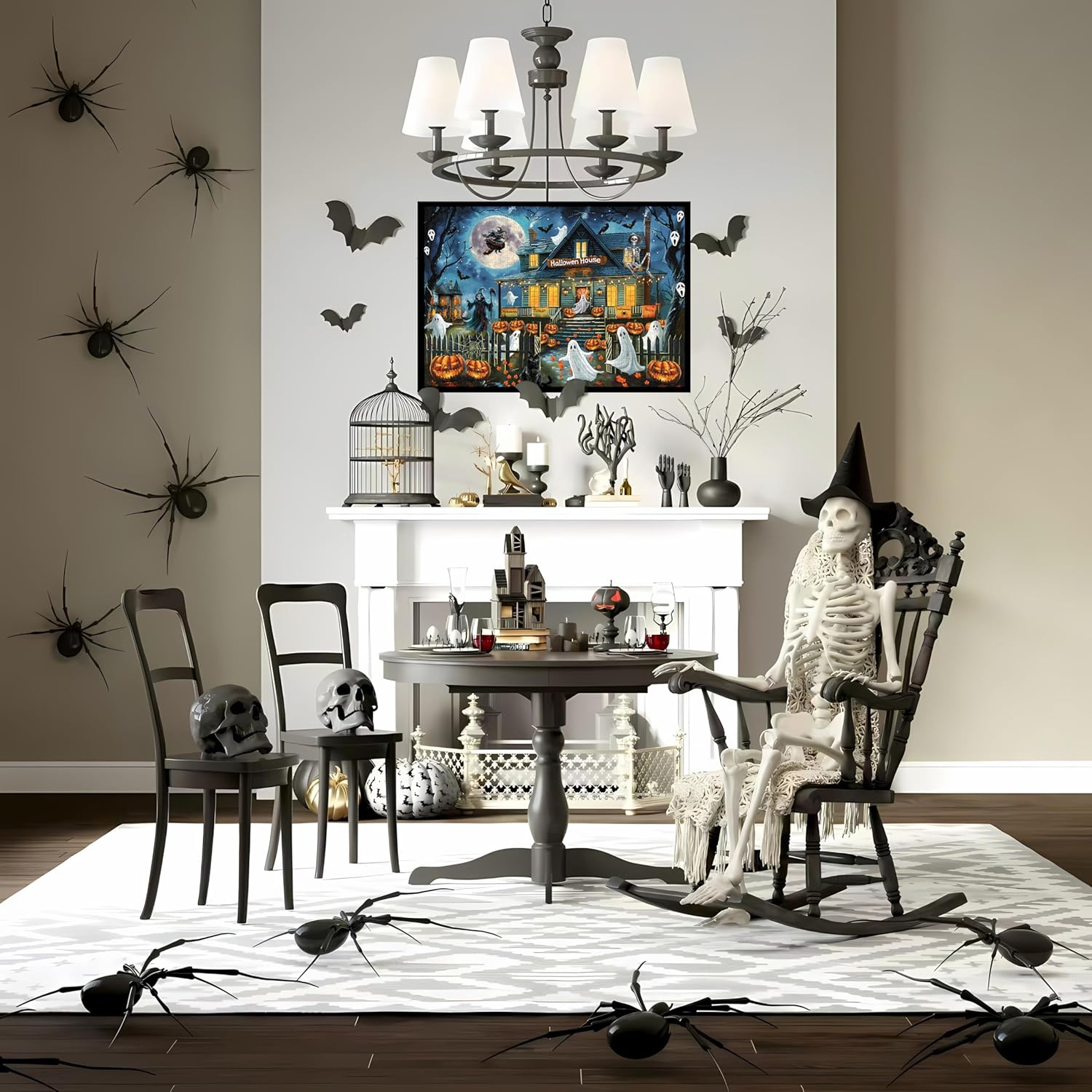 Halloween Haunted House Jigsaw Puzzle 1000 Stücke