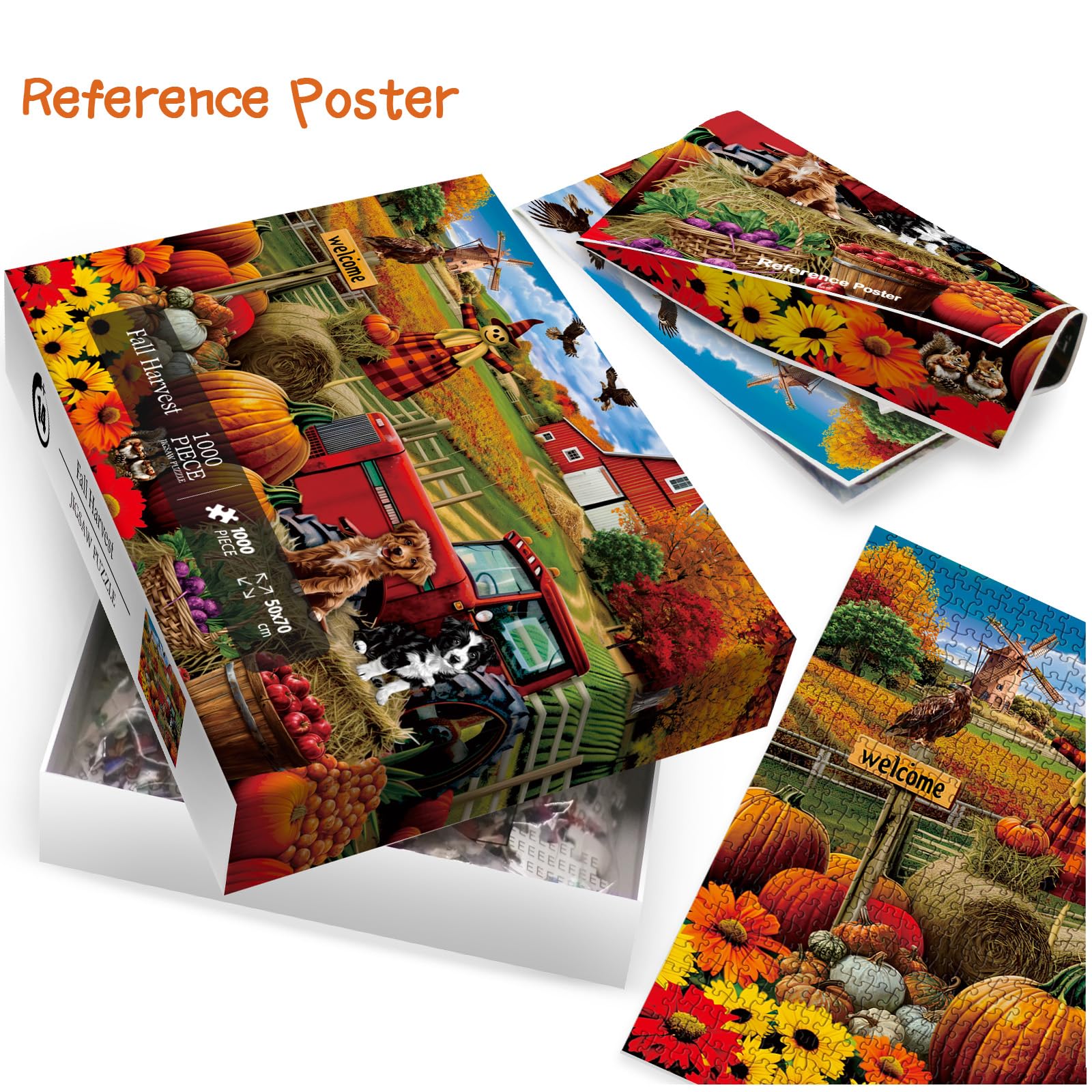Otoño Harvest Jigsaw Puzzle 1000 piezas
