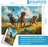 Persiguiendo divertidas piezas de rompecabezas 1000 piezas