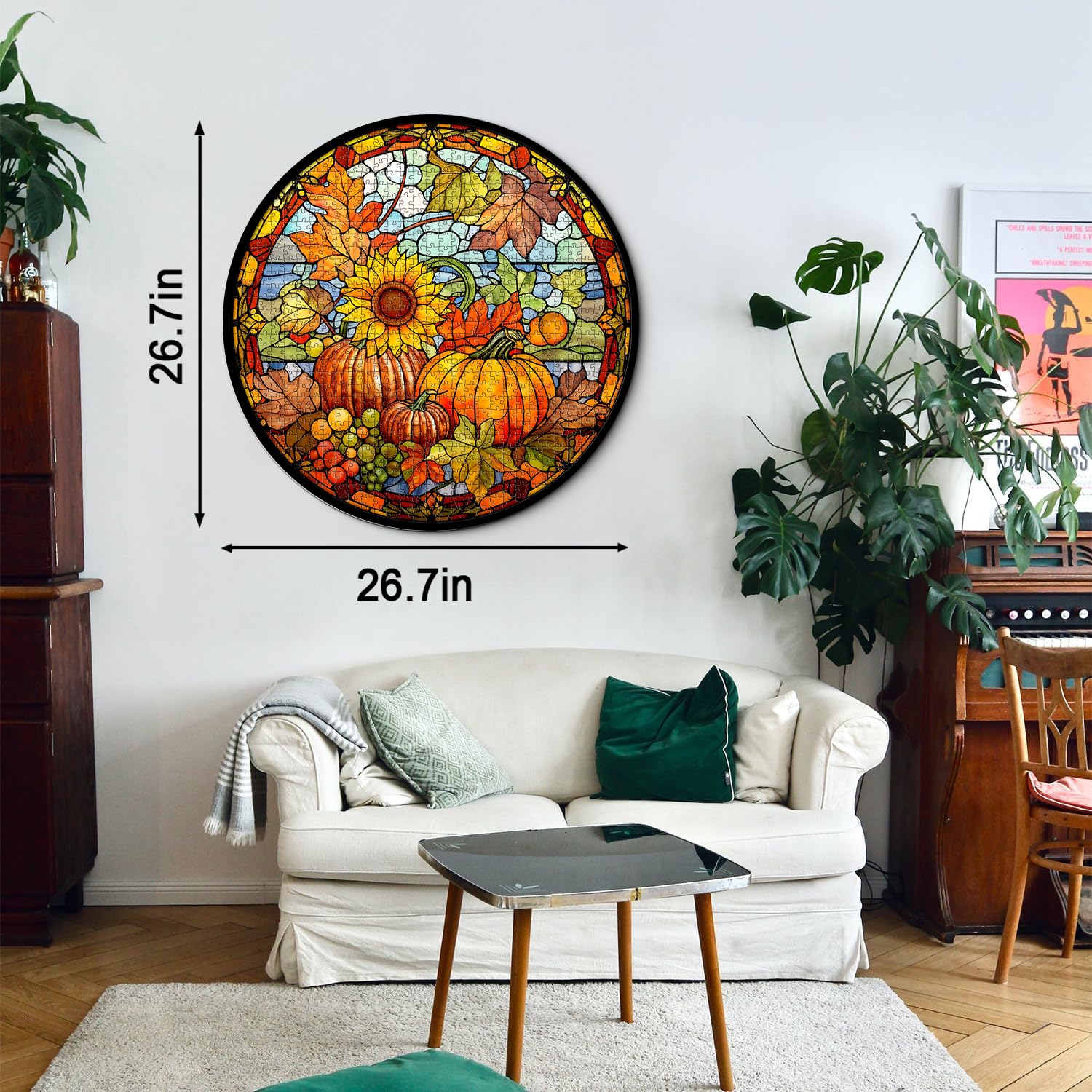 Calabazas y girasoles rompecabezas 1000 piezas