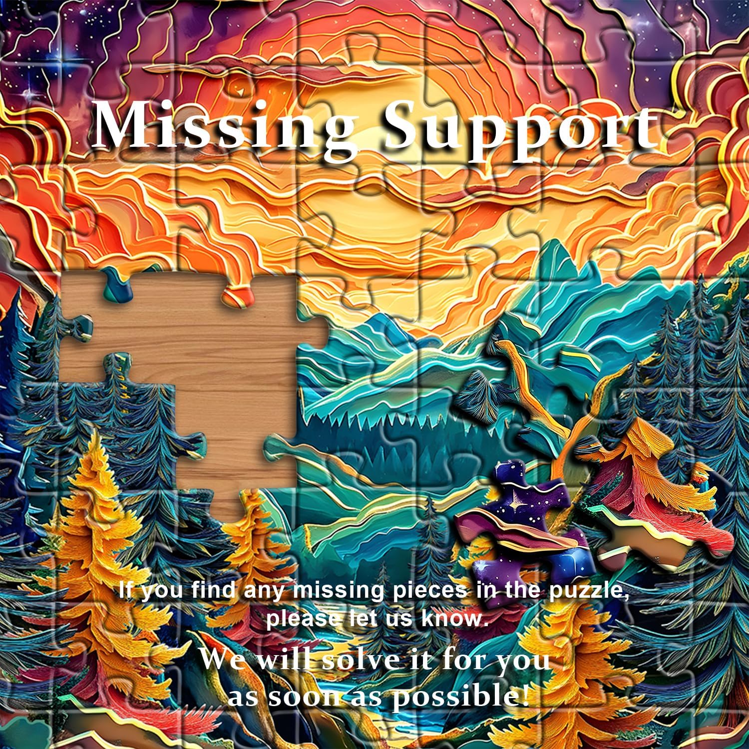 Twilight Valley Jigsaw Puzzle 1000 Stücke