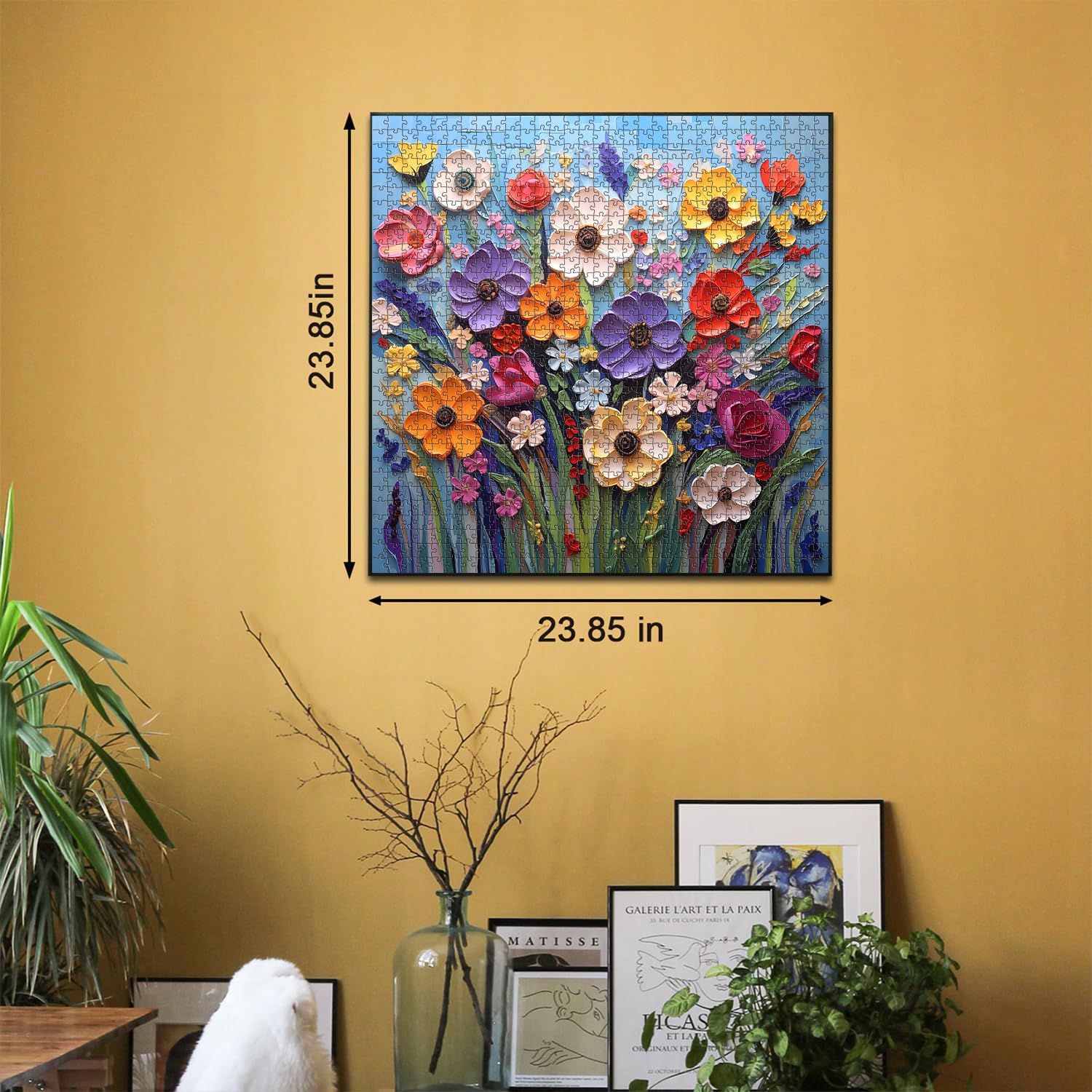 Buntes Blumenprozzel Puzzle 1000 Stücke