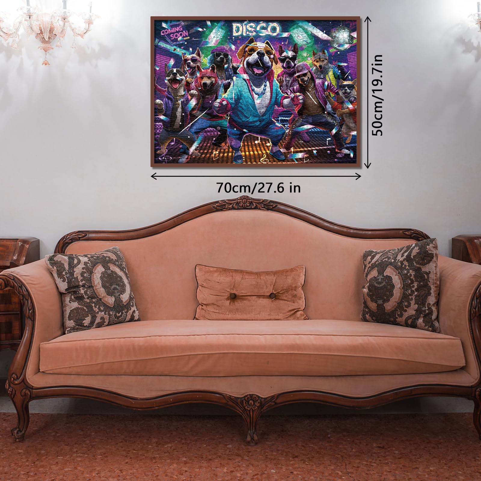 Disco perrito rompecabezas 1000 piezas