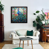 Pequeño de vidrio Peacock Globo rompecabezas 1000 piezas