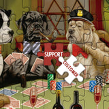 Poker Puppy Jigsaw Puzzle 1000 piezas