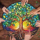 Vidst Vidling Colorido Árbol de la vida Rompecabezas 1000 piezas