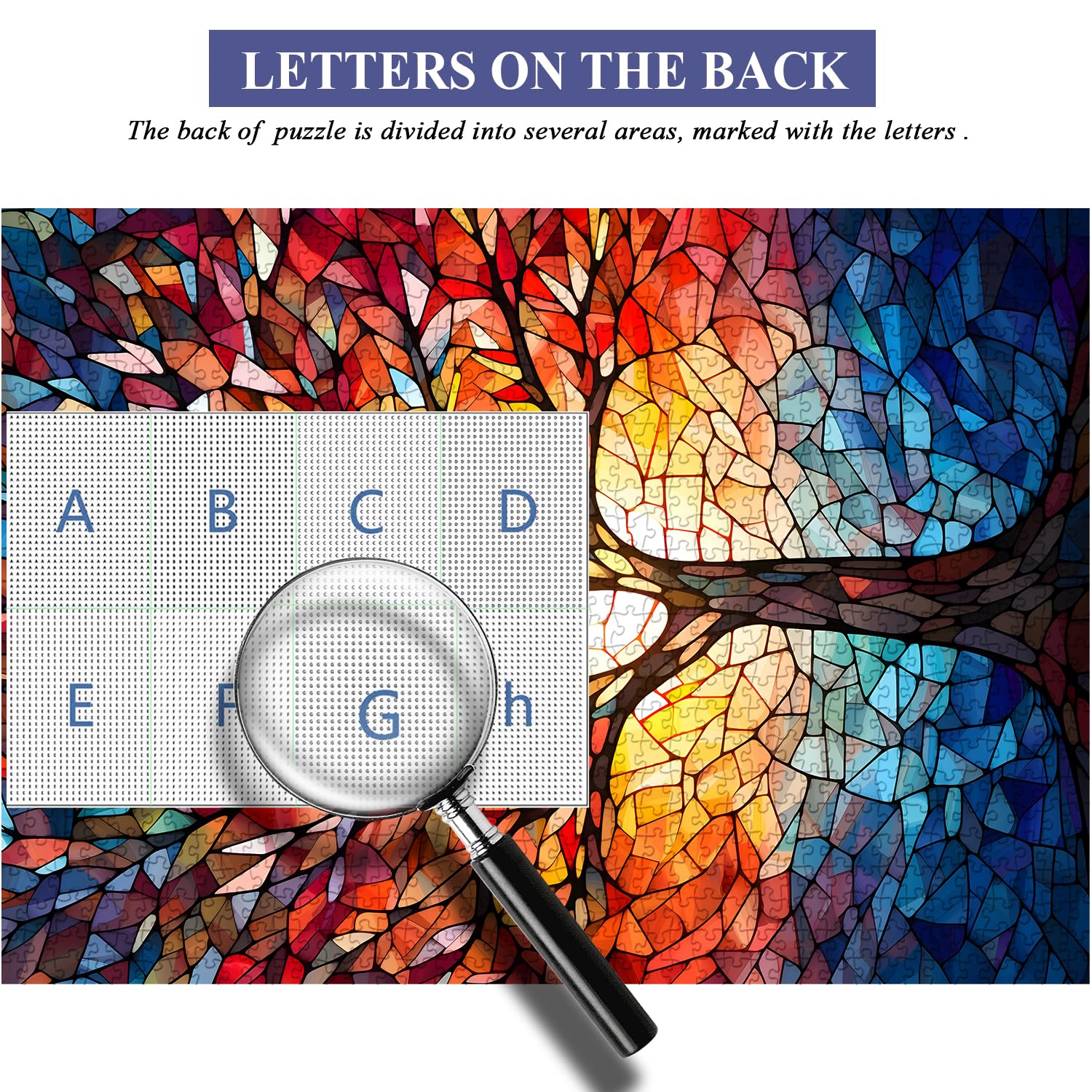 Rompecabezas de vidrieras Rompecabezas