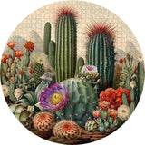 Puzzle per la pianta di cactus vintage puzzle 1000 pezzi