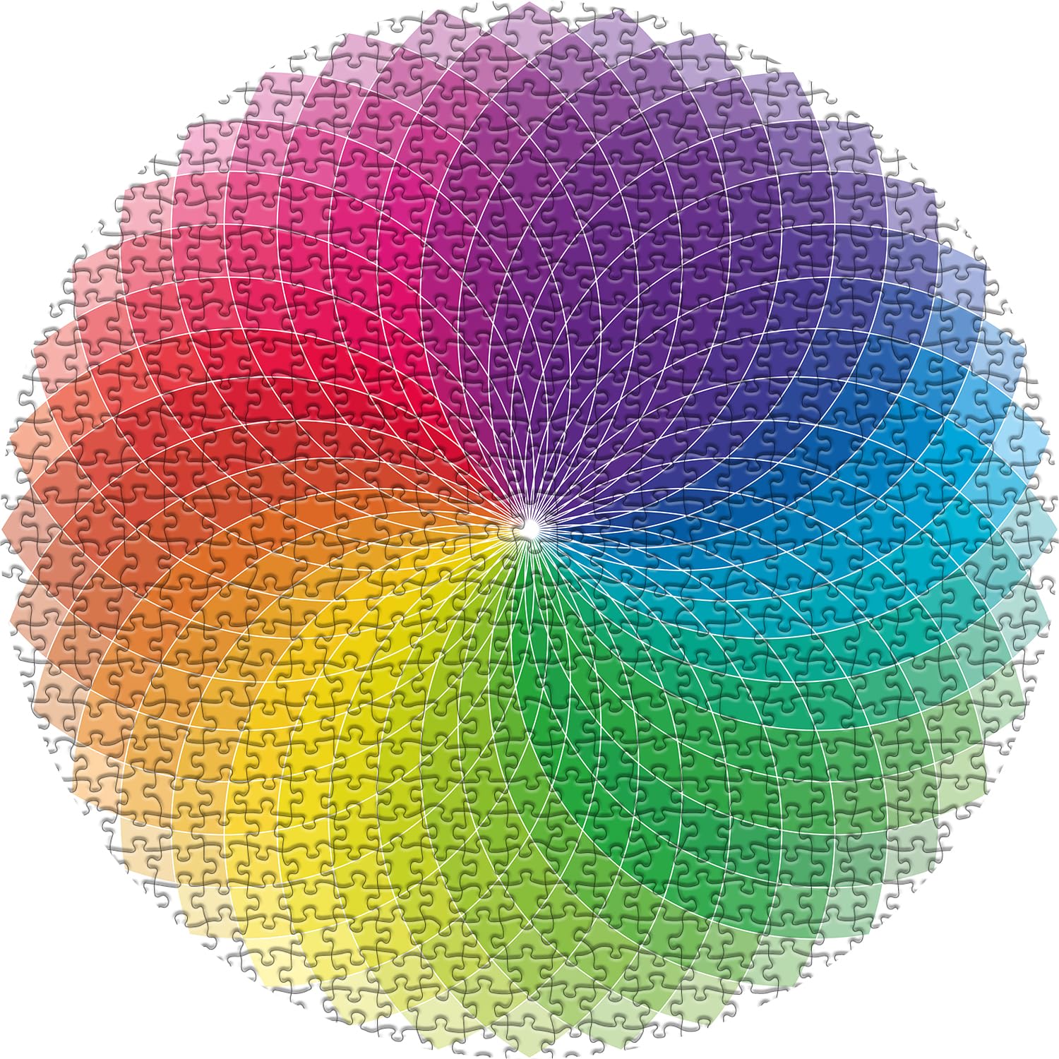 Gradient de couleur ronde impossible puzzle de puzzle 1000 pièces