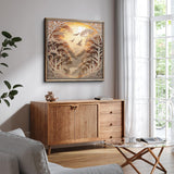 Rompecabezas del atardecer del bosque 3D 1000 piezas