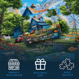 Pielzle de rompecabezas de granero de campo 1000 piezas