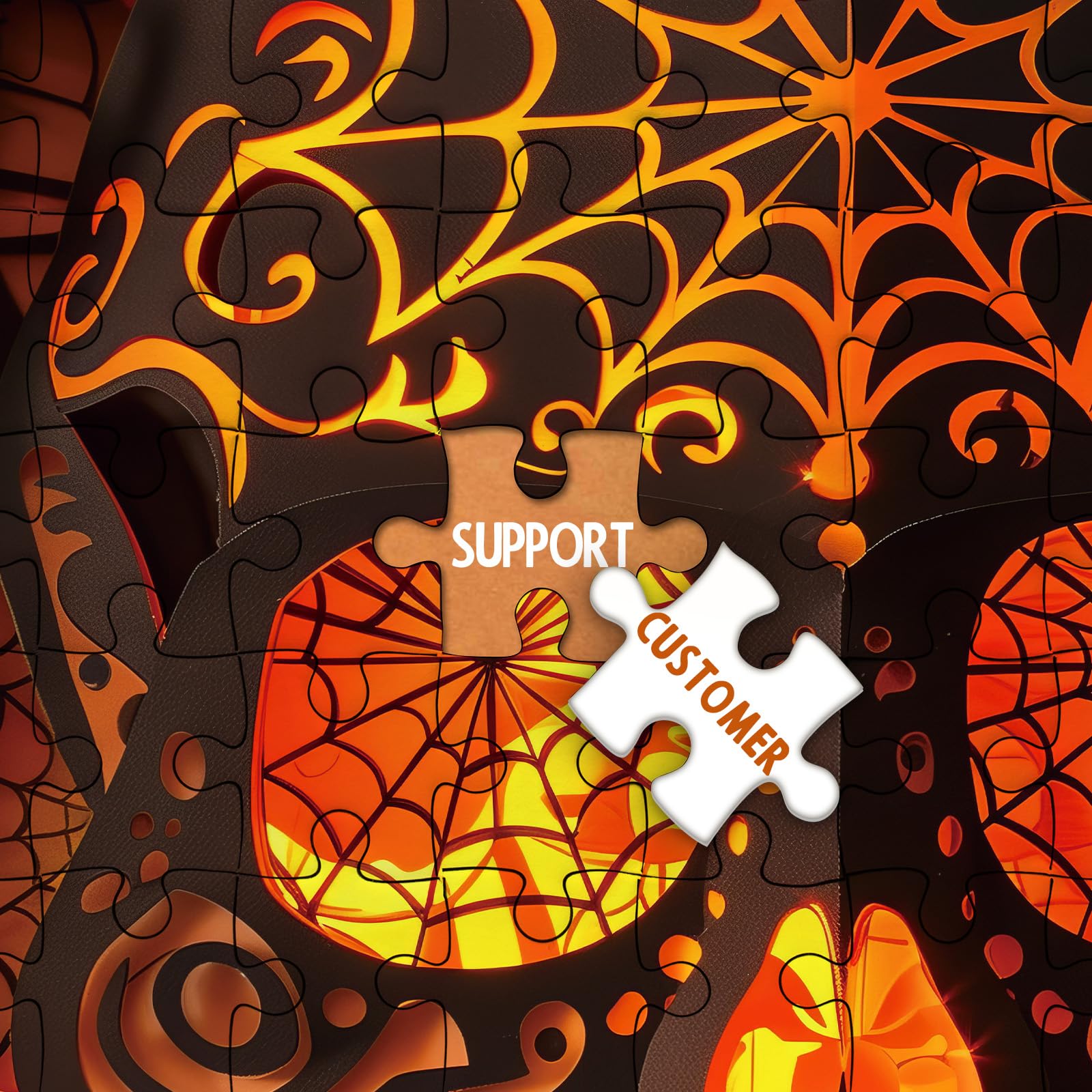 Glühende Ghoul -Puzzle 1000 Stücke