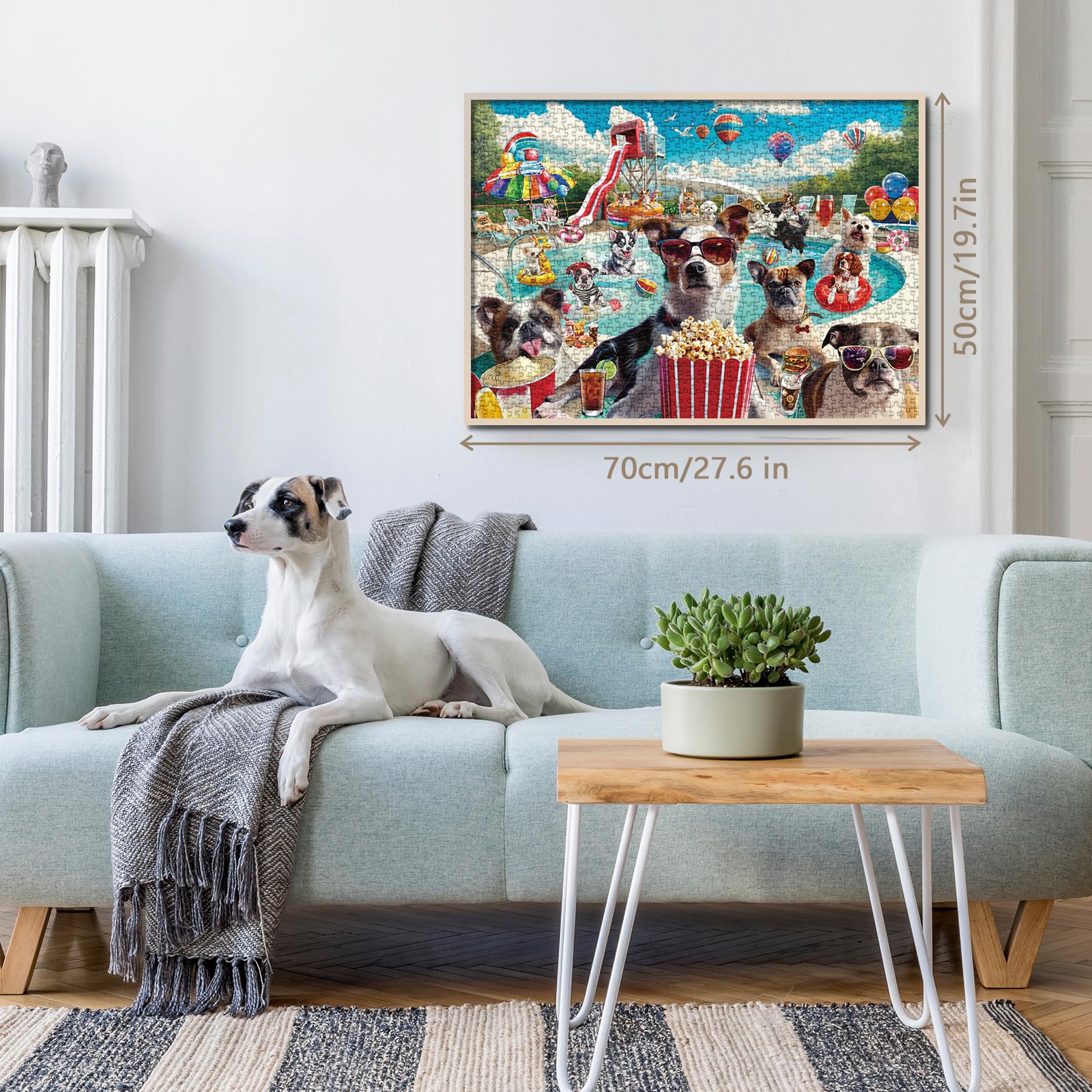 Pooch Pool Party Jigsaw Puzzle 1000 piezas