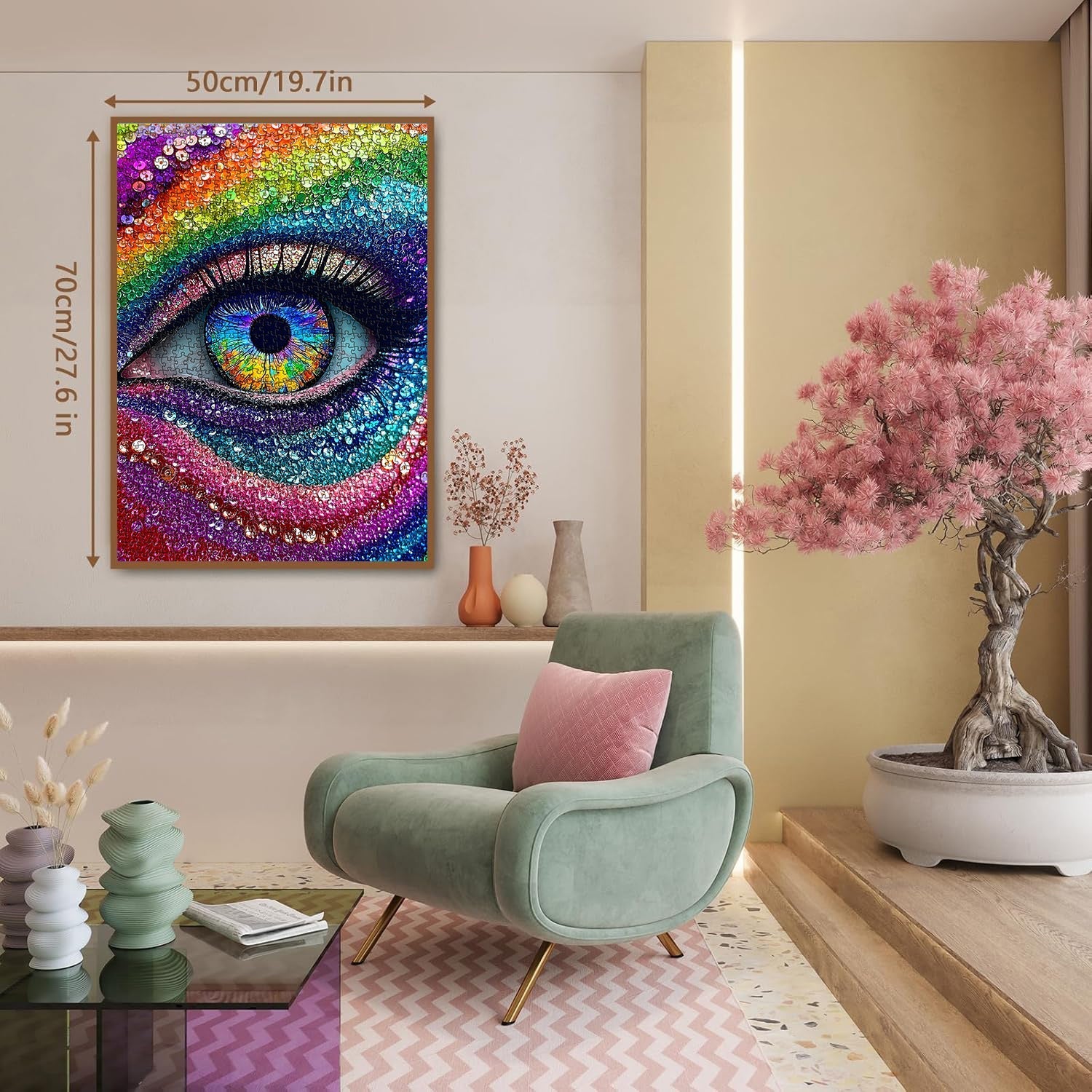 Rainbow Eye Jigsaw Puzzle 1000 piezas