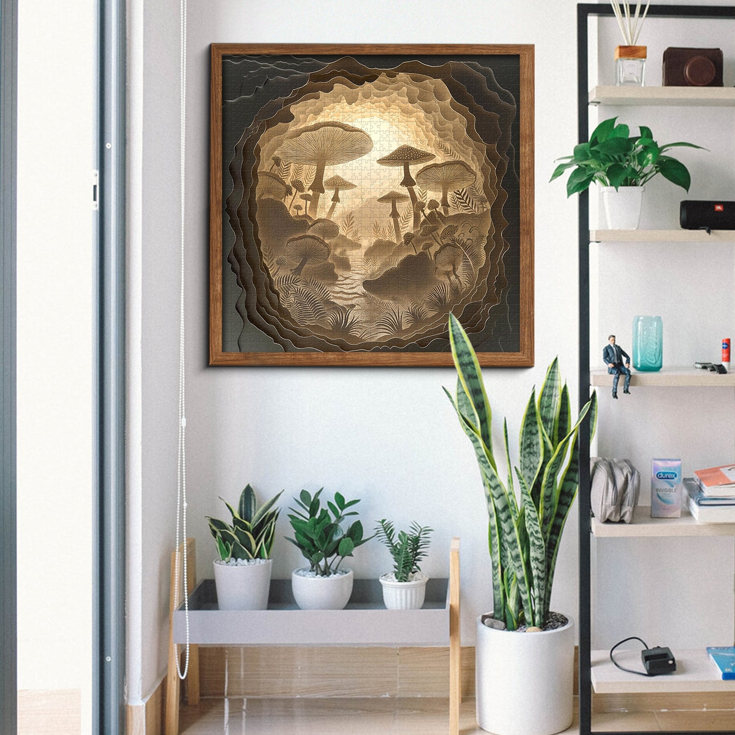 Rompecabezas del bosque de hongos 1000 piezas