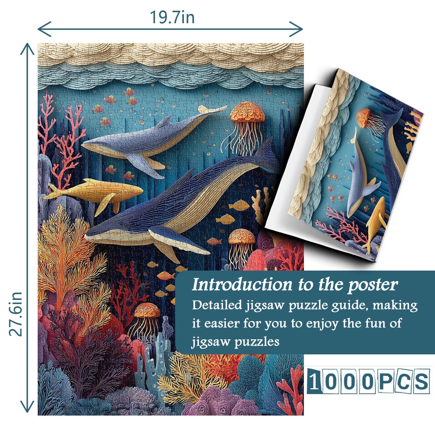 The Layered Sea Jigsaw Puzzle 1000 Pieces