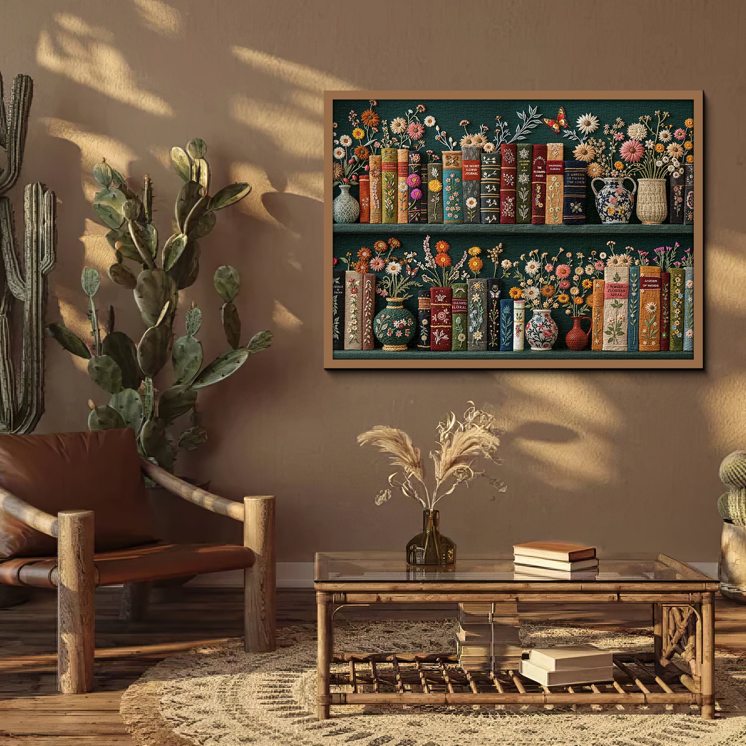 Rompecabezas de estantería de floración 1000 piezas