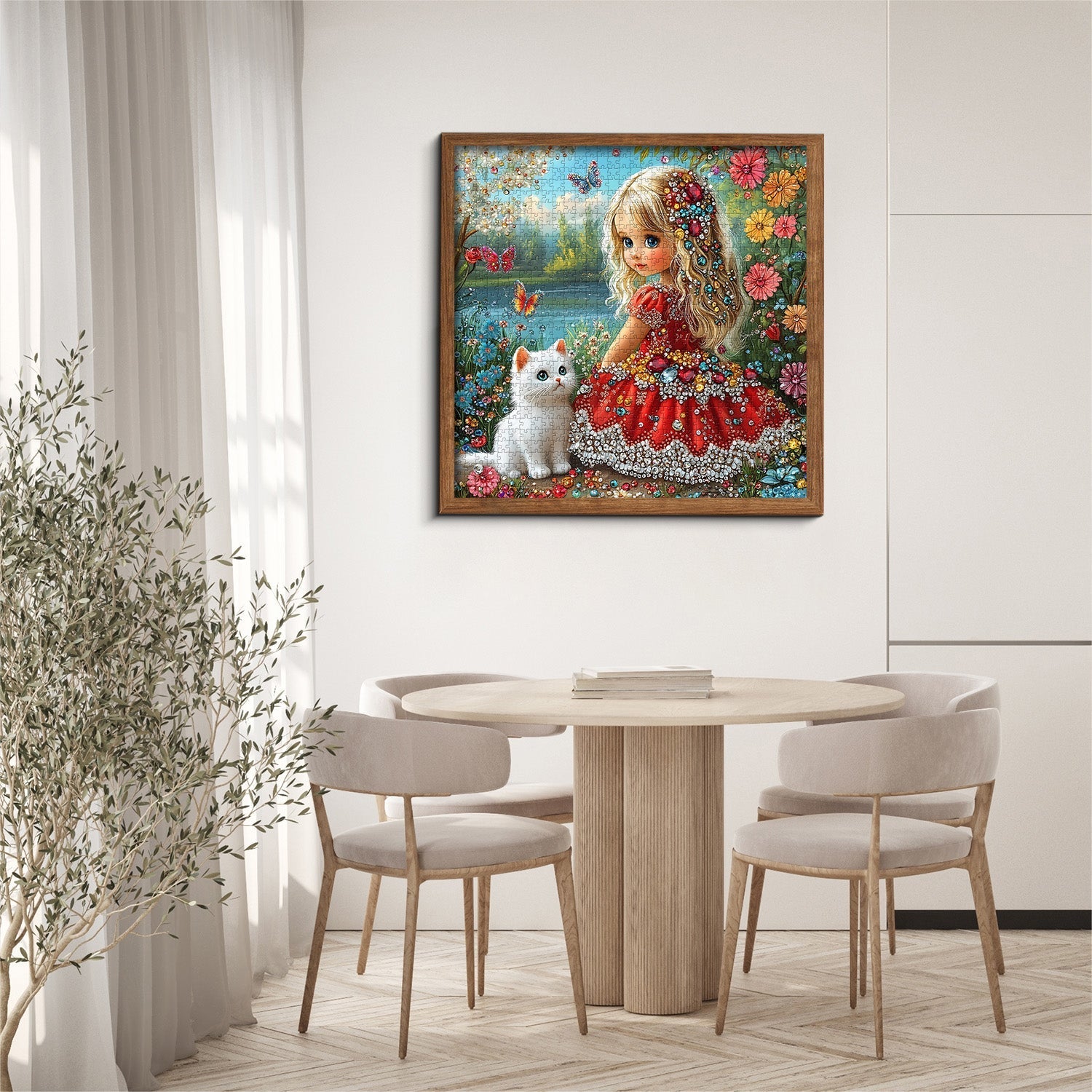 Gemstone Girl Jigsaw Puzzle 1000 piezas