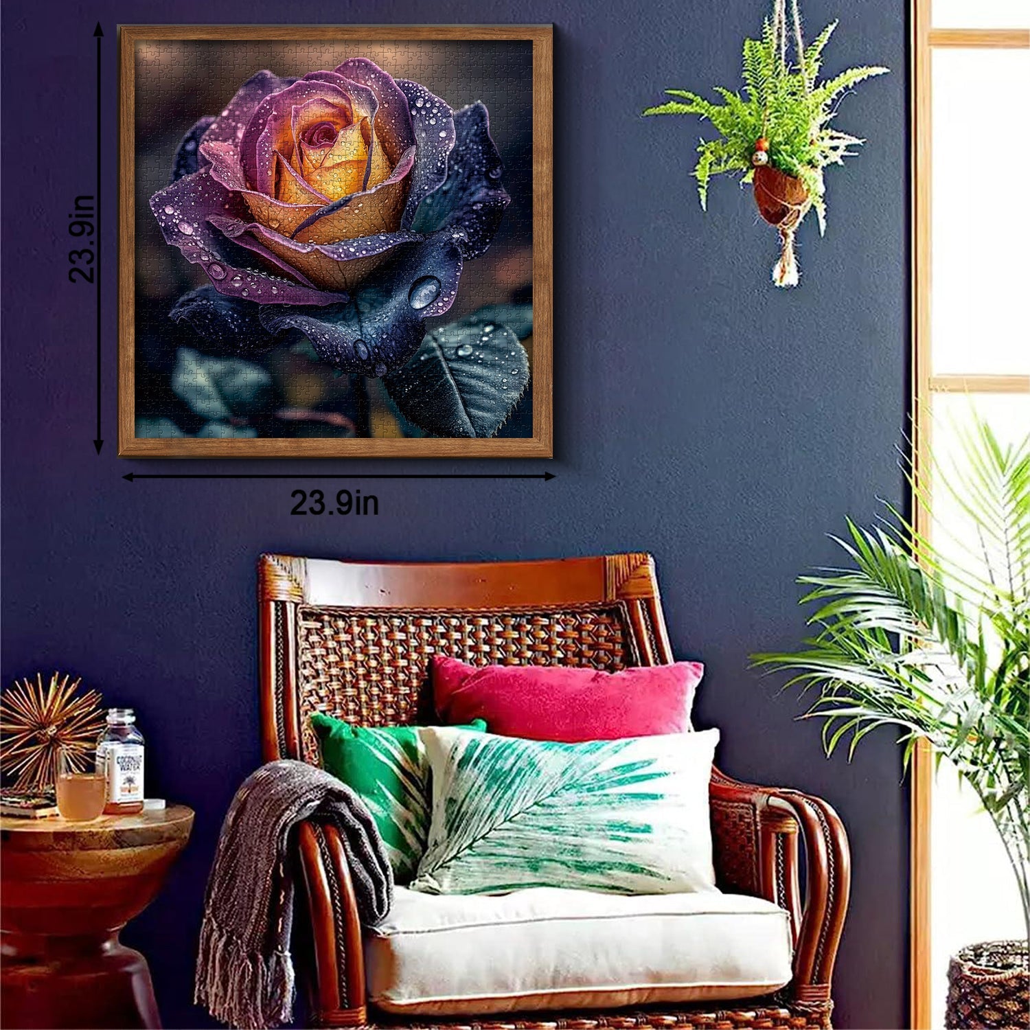 Rainbow Rose Jigsaw Puzzles 1000 piezas