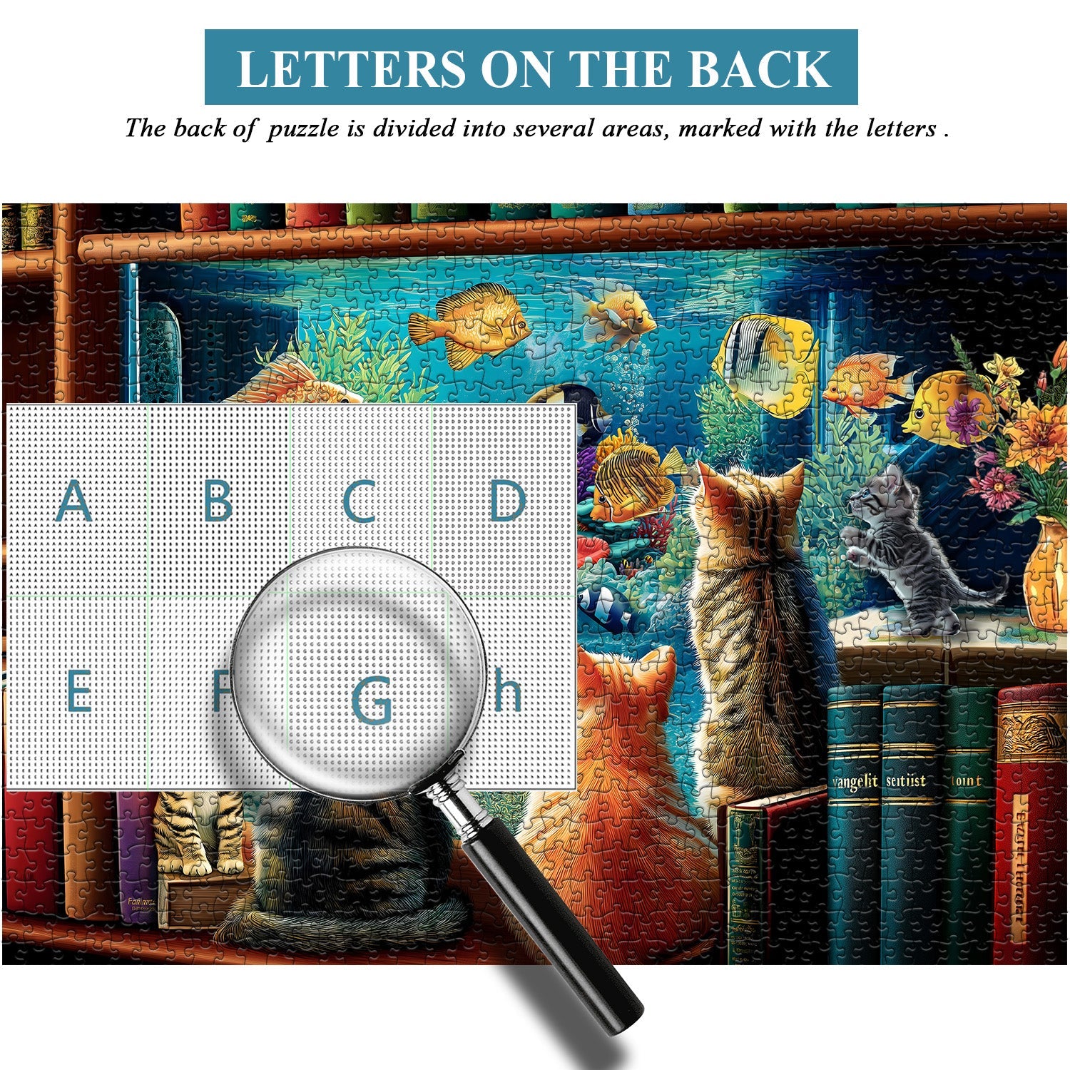 Katze Blickpuzzle 1000 Stücke