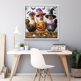 Halloween Trickster Chickens Jigsaw Puzzle 1000 Pieces