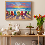 Beach Sunset Jigsaw Puzzle 1000 piezas