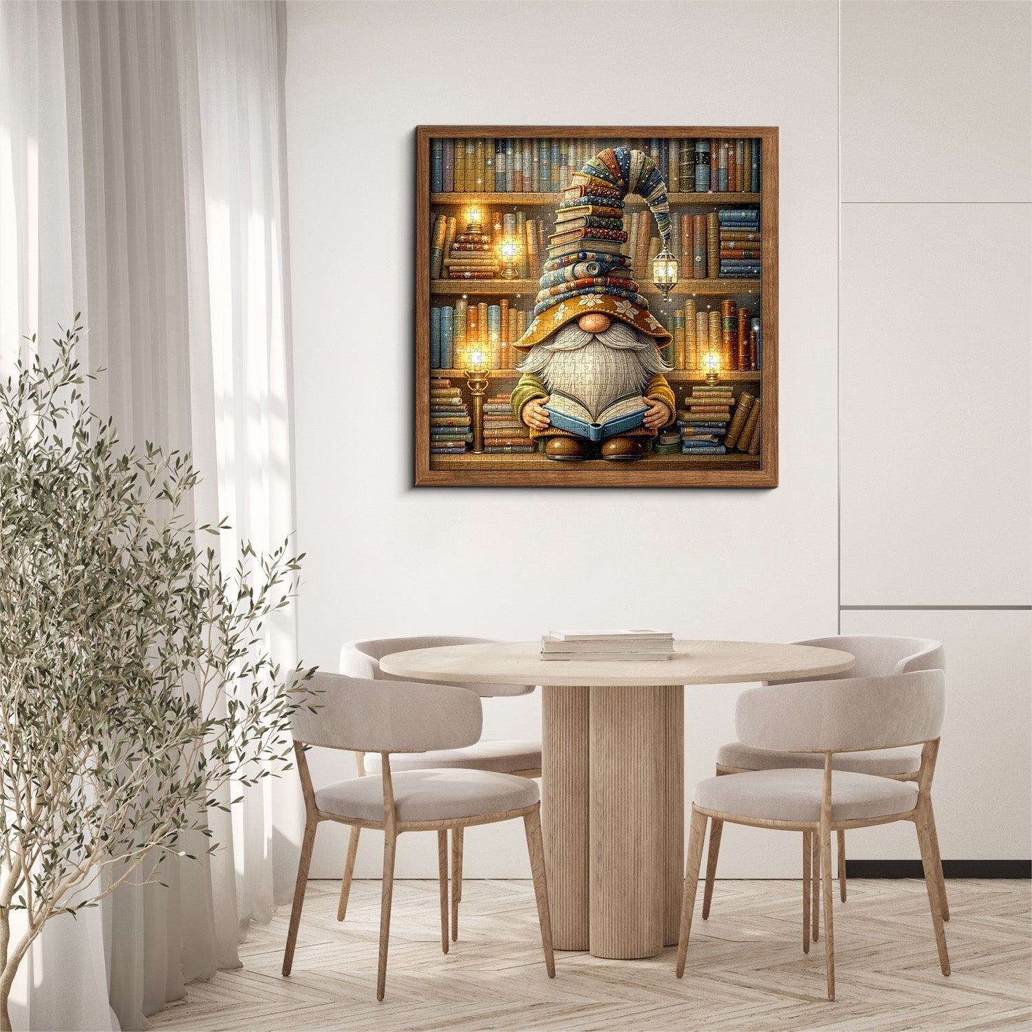 Book Hat Gnome Jigsaw Puzzle 1000 Piezas