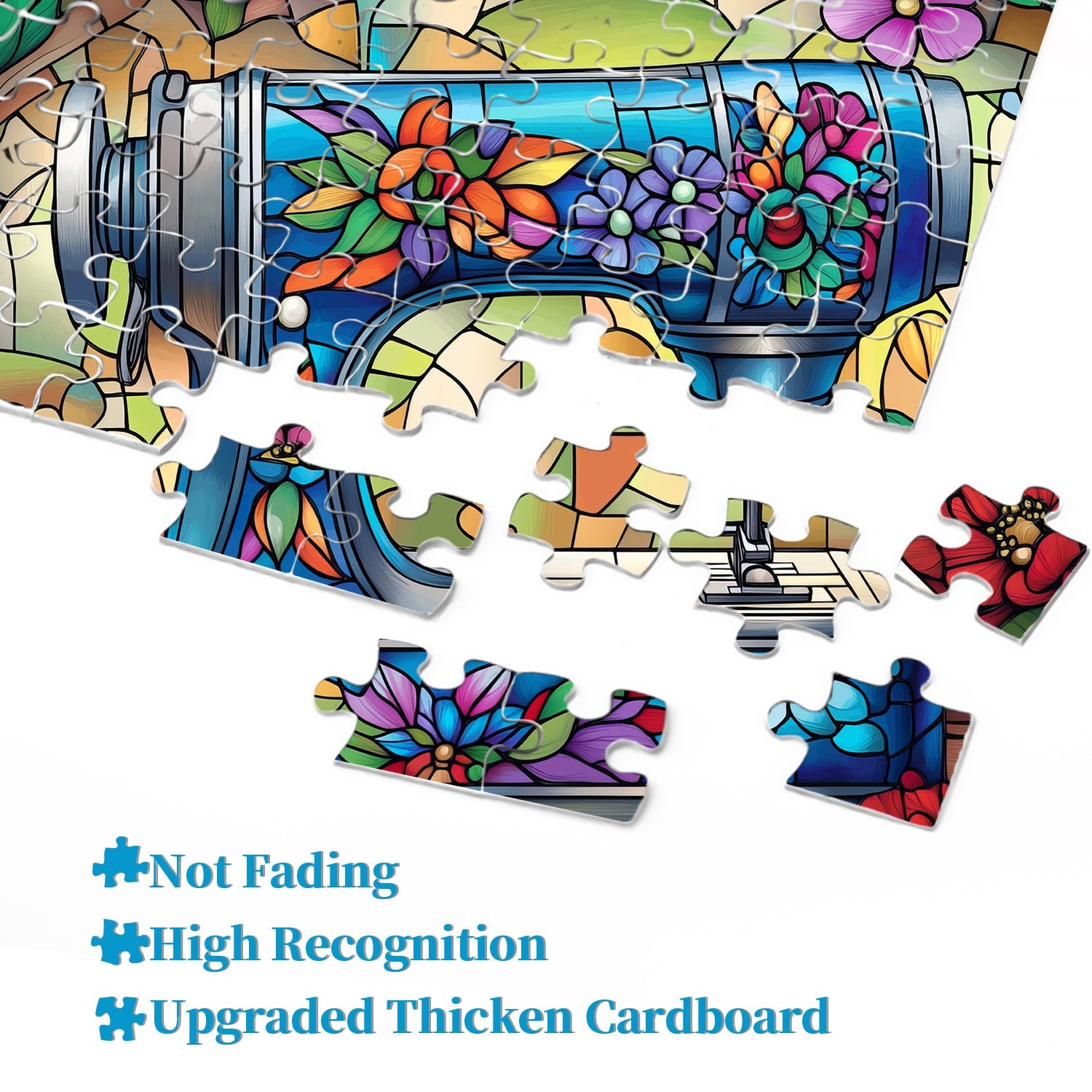 Rompecabezas de costura de vidrieras 1000 piezas