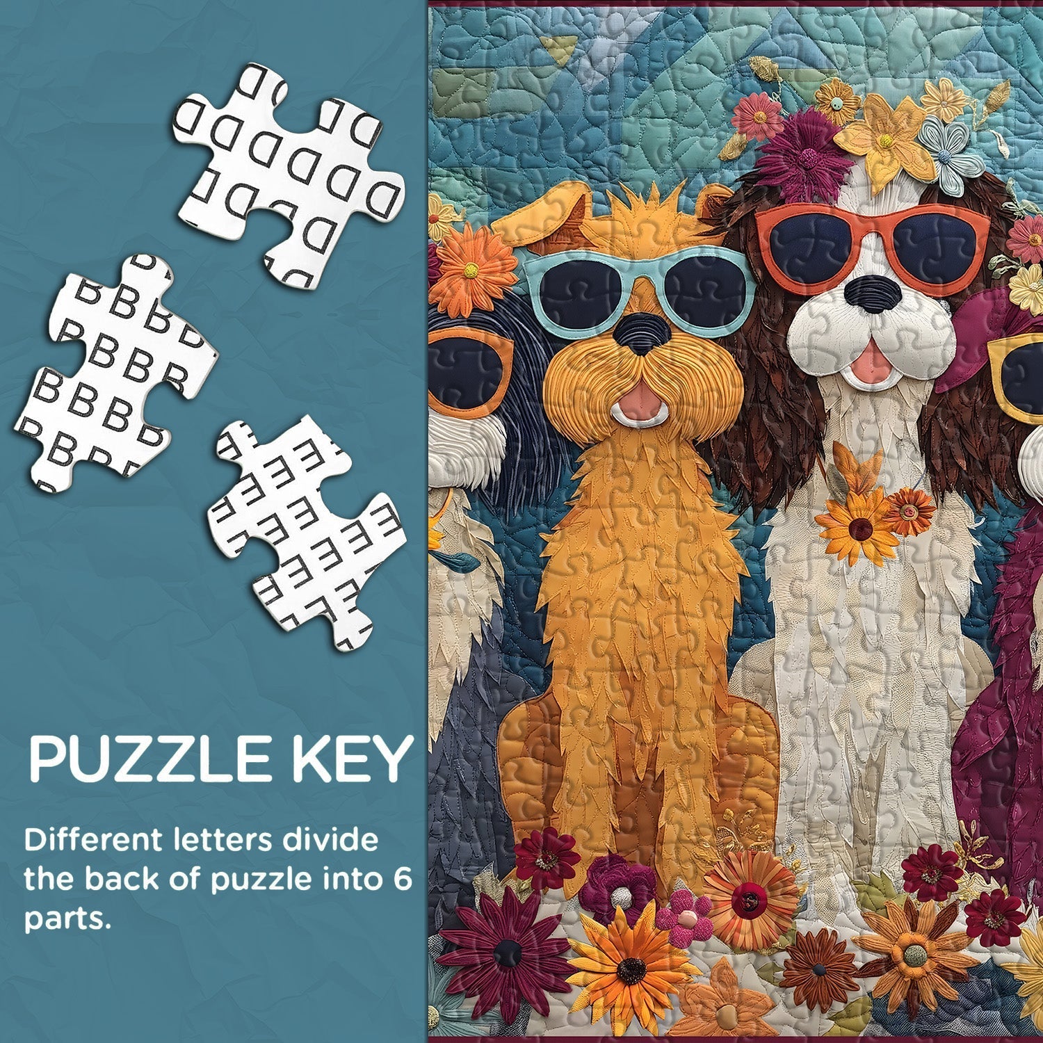 Perros felices rompecabezas rompecabezas 1000 piezas