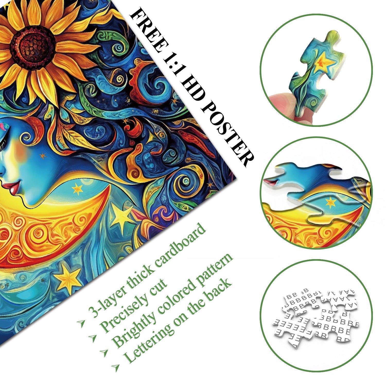 Lunar Solar Jigsaw Puzzle 1000 Piece