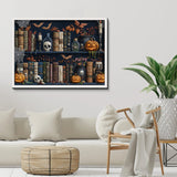 Spooky Bookshelf Nights Rompecabezas 1000 piezas