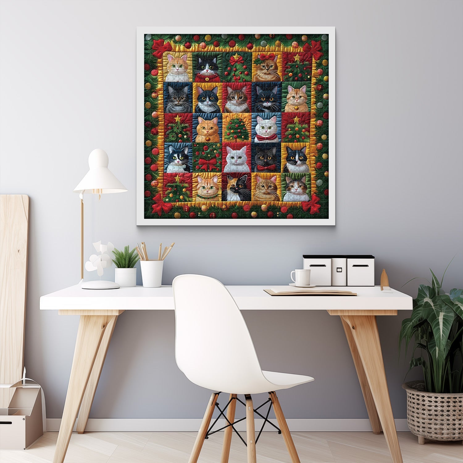 CATTO CATTI NATALE PUZLE 1000