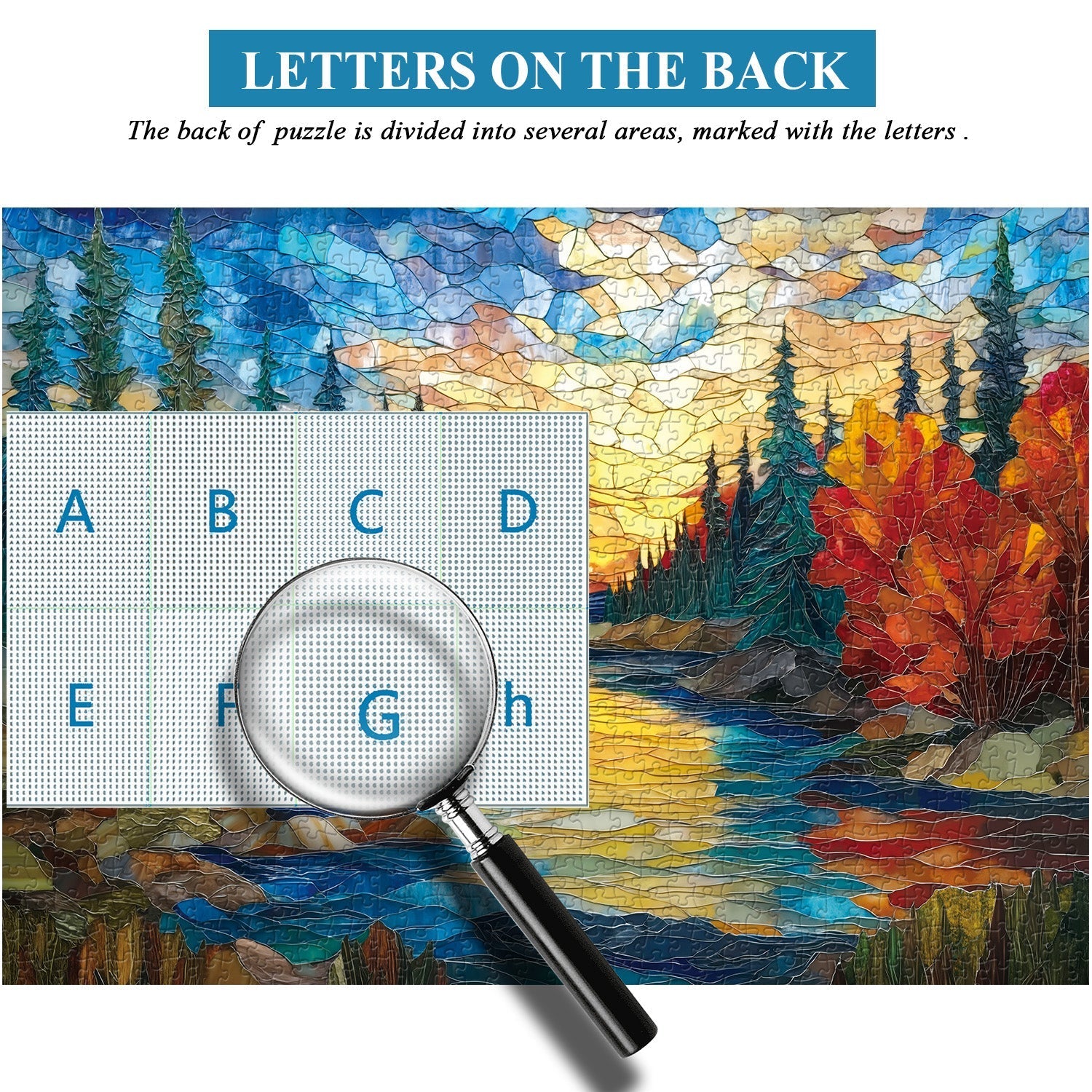 Parque de vidrieras rompecabezas Puzzle 1000 piezas