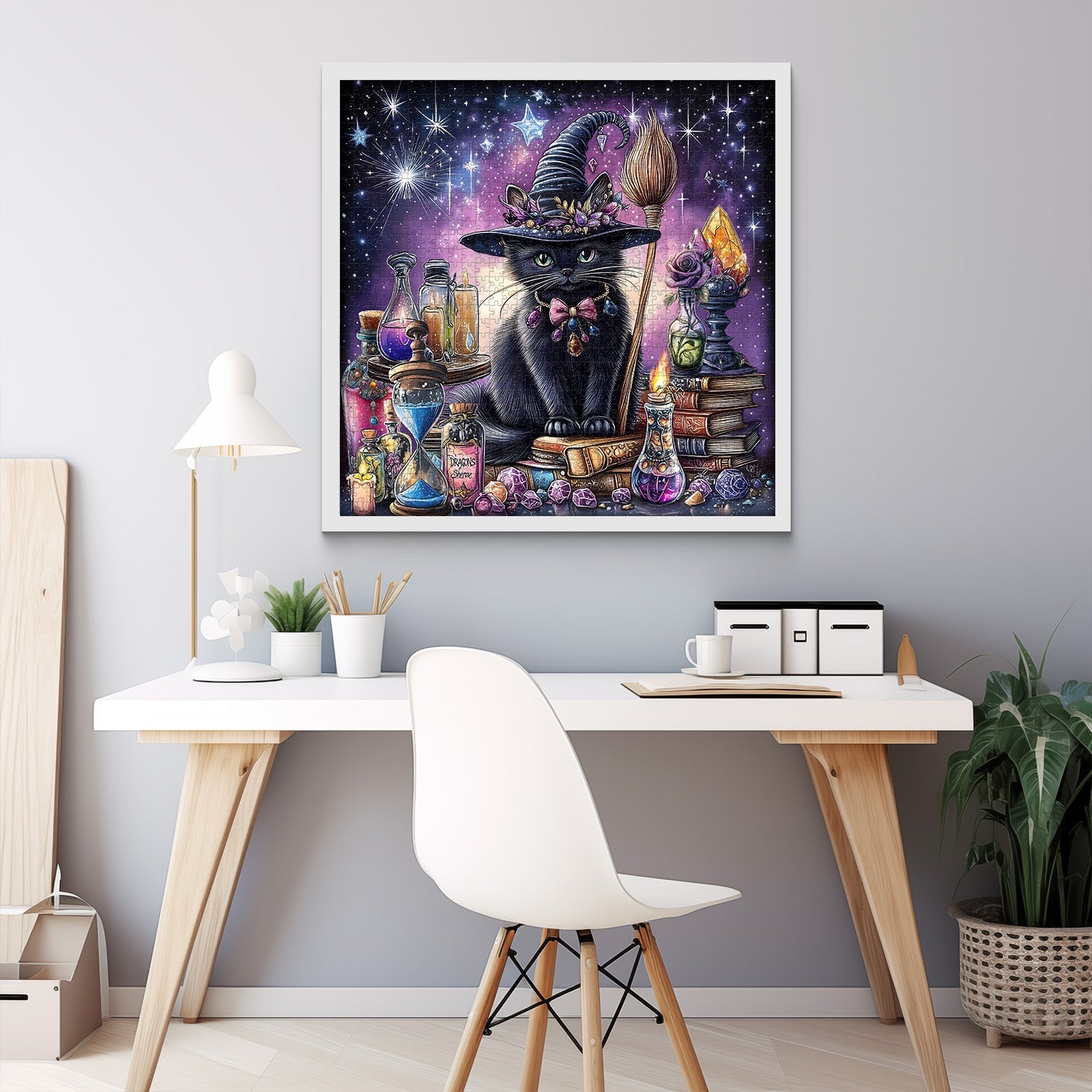 Meow Starry Night Jigsaw Puzzle 1000 Pieces