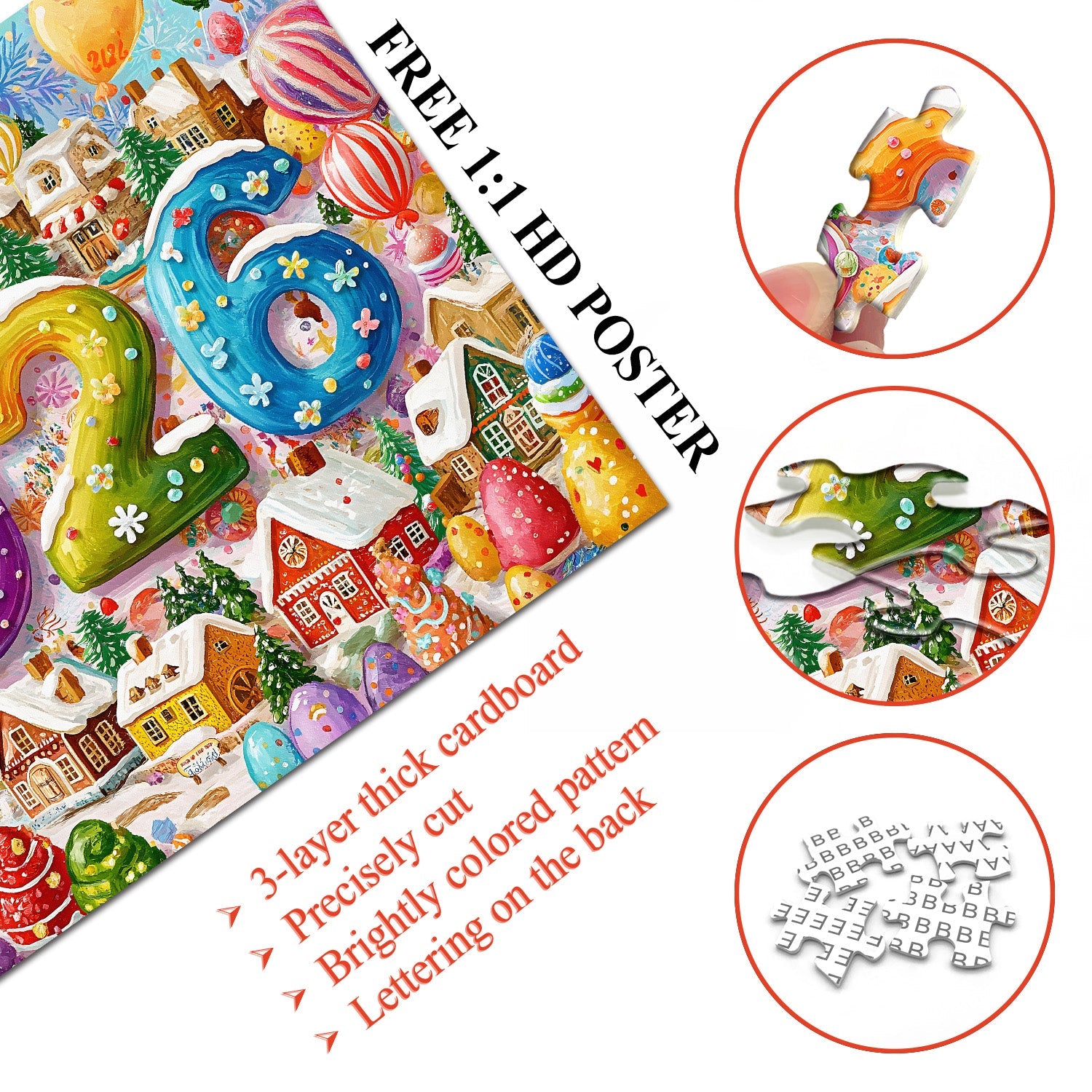 Sweet 2026 Jigsaw Puzzle 1000 Piece