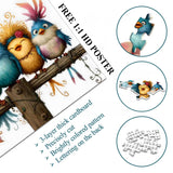 Puzzle con uccelli dei cartoni animati, 1000 pezzi