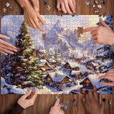 Puzzle a squarciali di yuletide 1000 pezzi