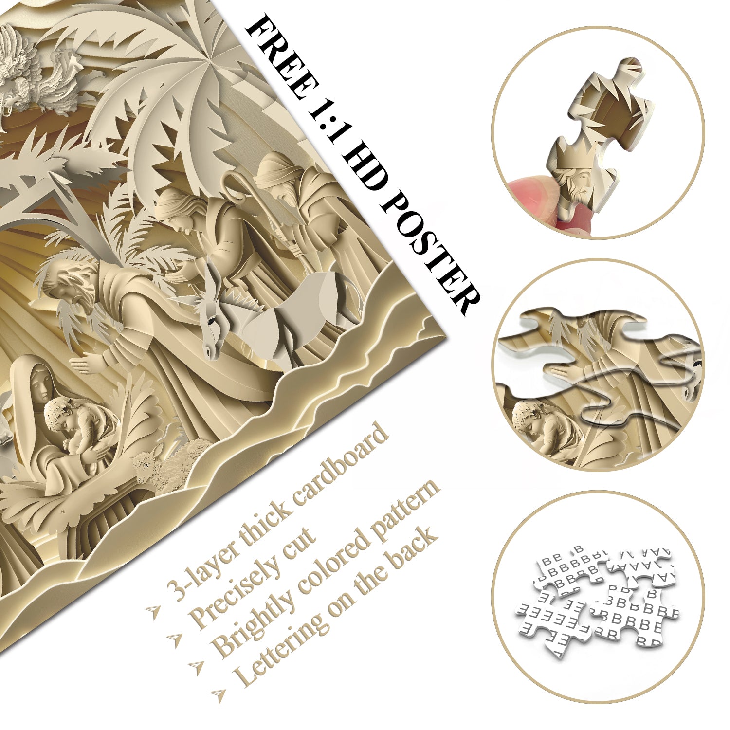 Rompecabezas de santa natividad 1000 piezas