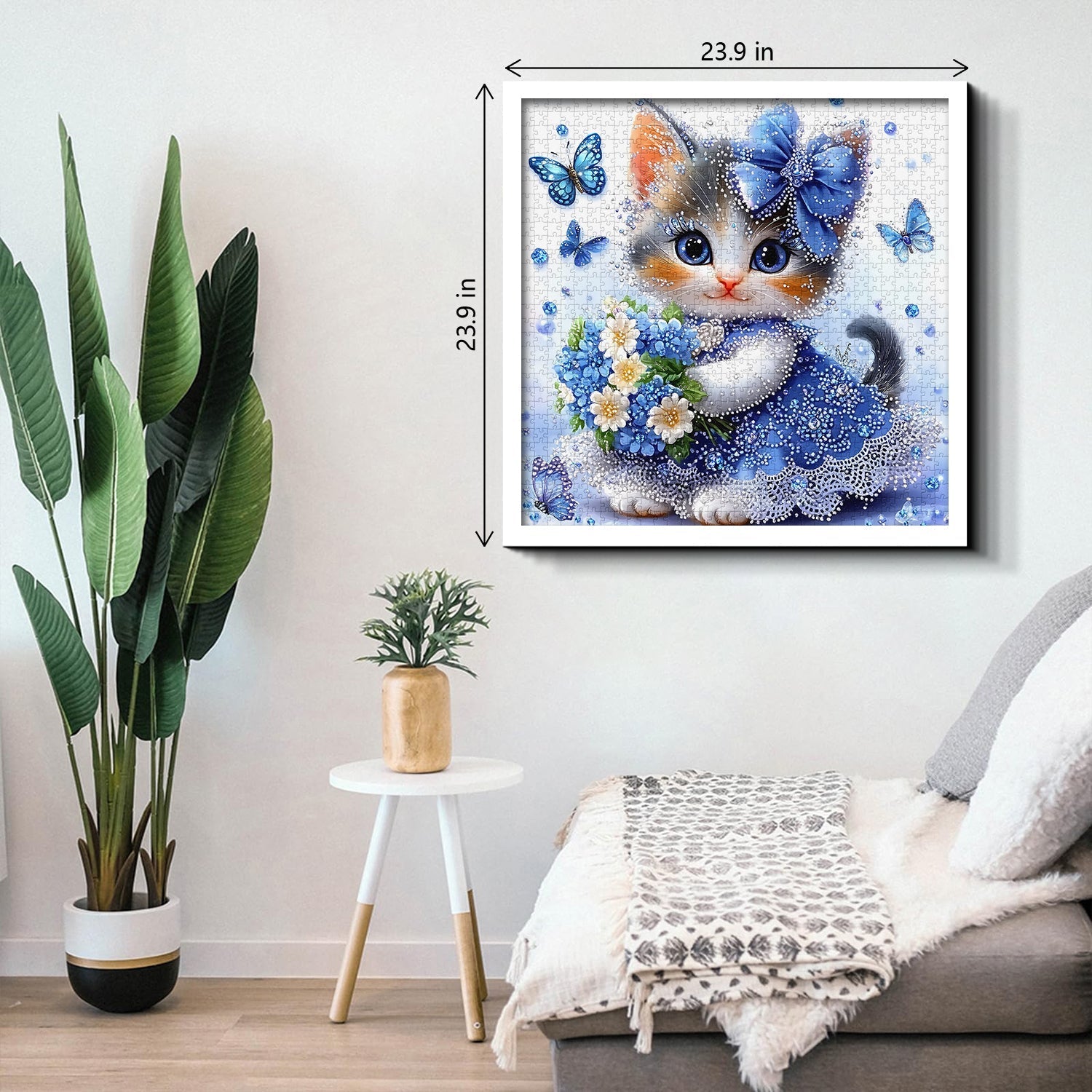 The Sapphire Kitten Jigsaw Puzzle 1000 Pieces