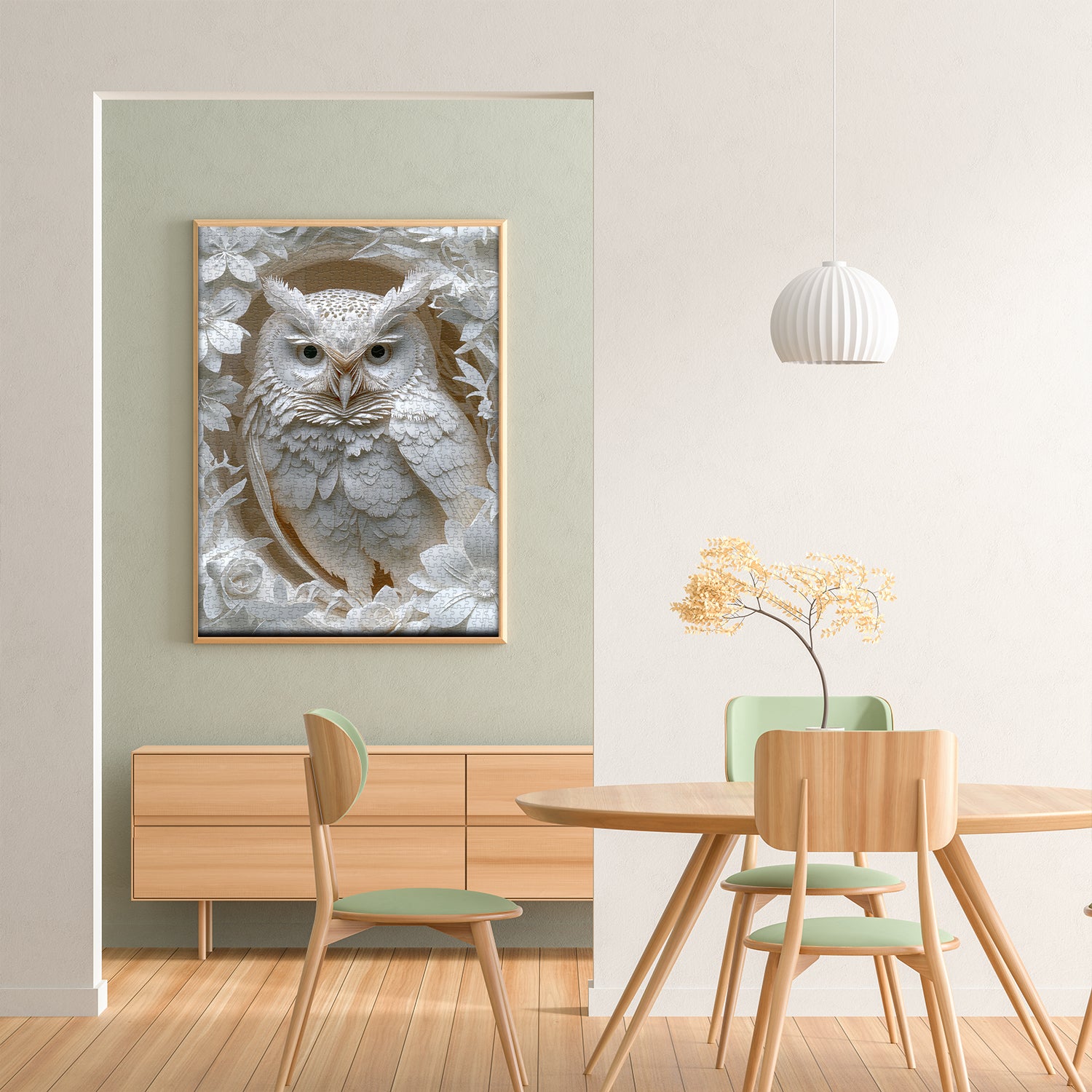 Rompecabezas de búho 3d 1000 piezas