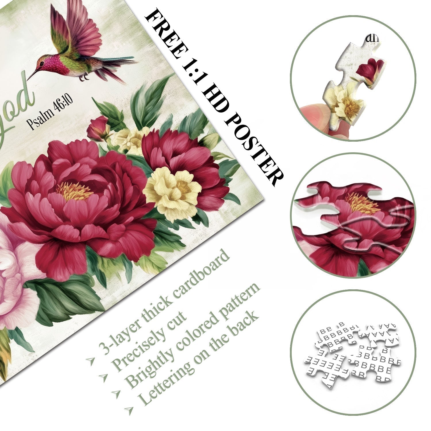 Peace rompecabezas de rompecabezas 1000 piezas