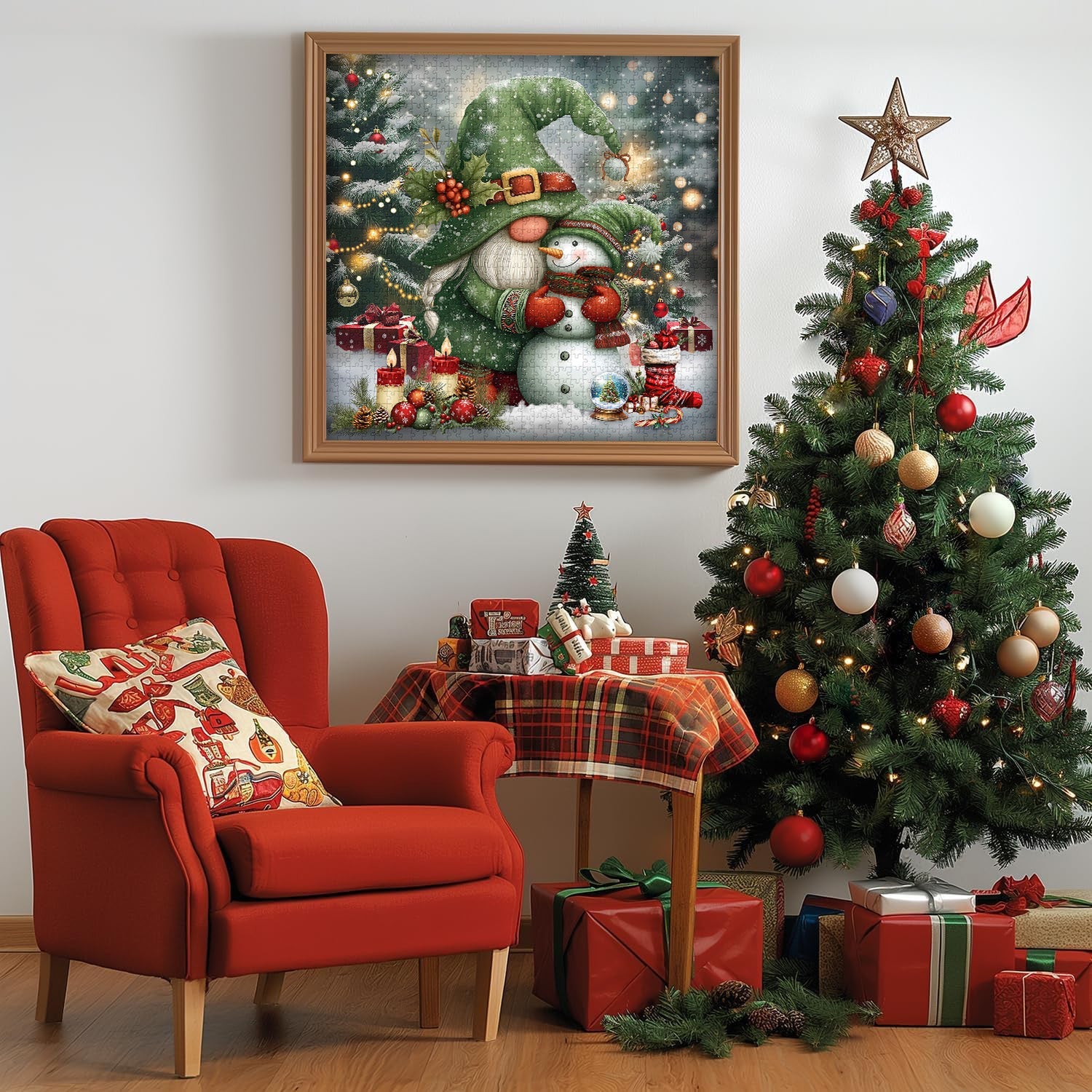 Gnome's Festive Friend Jigsaw Puzzles 1000 Pieces