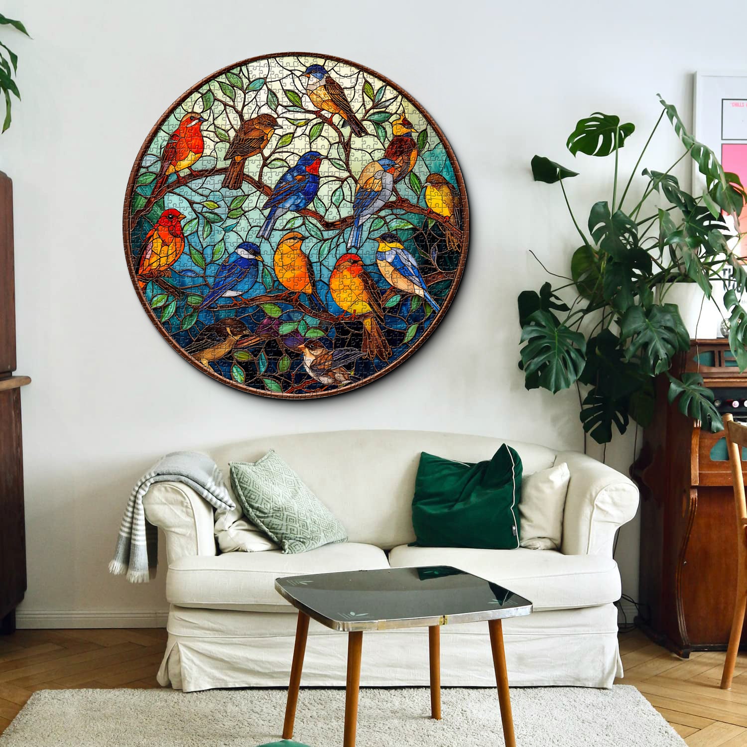 Pielo de vidrieras Rompecabezas