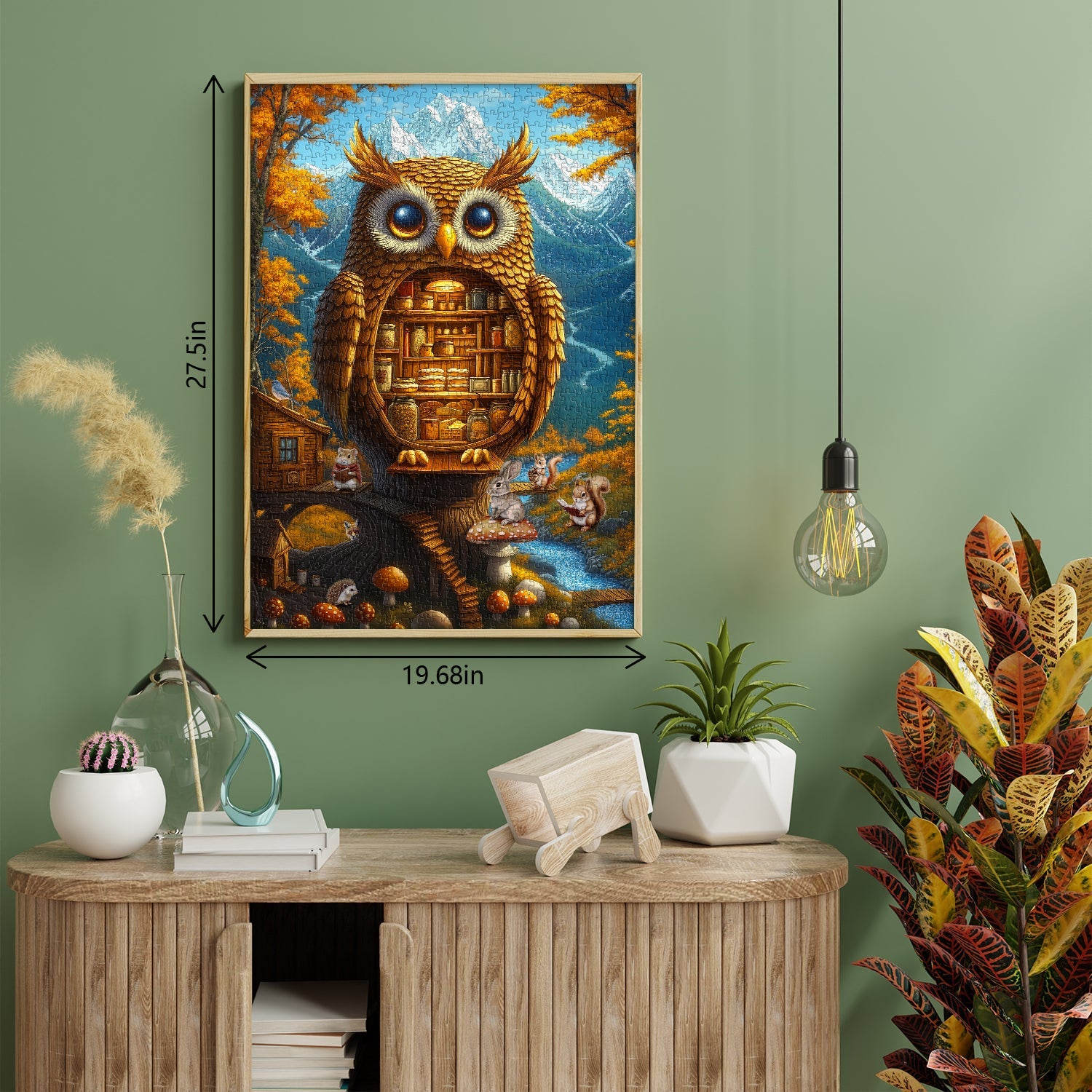 Owl’s Secret Pantry Jigsaw Puzzle 1000 Pieces